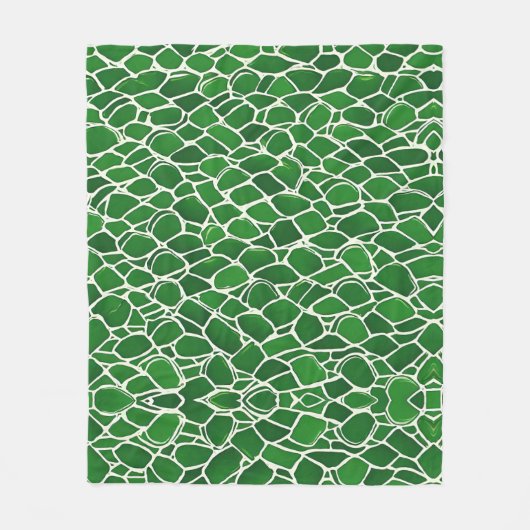 Schildkrötenmuster-Muschel Fleecedecke (Vorderseite)