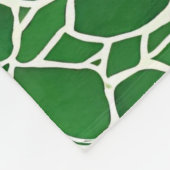 Schildkrötenmuster-Muschel Fleecedecke (Ecke)