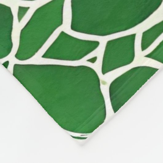 Schildkrötenmuster-Muschel Fleecedecke (Ecke)