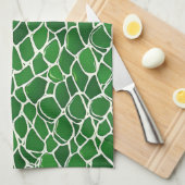 Schildkrötenmuster-Muschel Geschirrtuch (Viertel Falte)