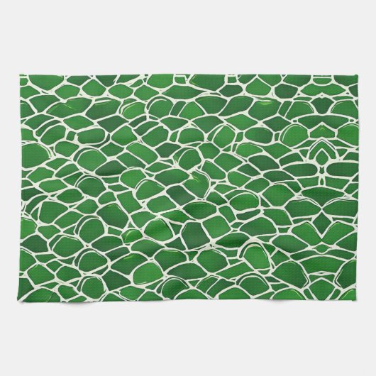Schildkrötenmuster-Muschel Geschirrtuch (Horizontal)