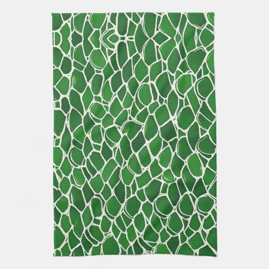 Schildkrötenmuster-Muschel Geschirrtuch (Vertikal)