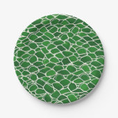 Schildkrötenmuster-Muschel Pappteller (Vorderseite)