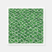 Schildkrötenmuster-Muschel Serviette (Vorderseite)