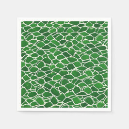 Schildkrötenmuster-Muschel Serviette