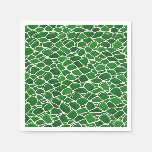 Schildkrötenmuster-Muschel Serviette (Vorderseite)