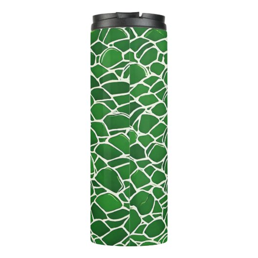 Schildkrötenmuster-Muschel Thermosbecher (Rückseite)