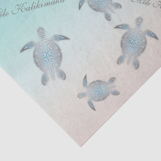 Schildkrötenmuster Seidenpapier (Detail)