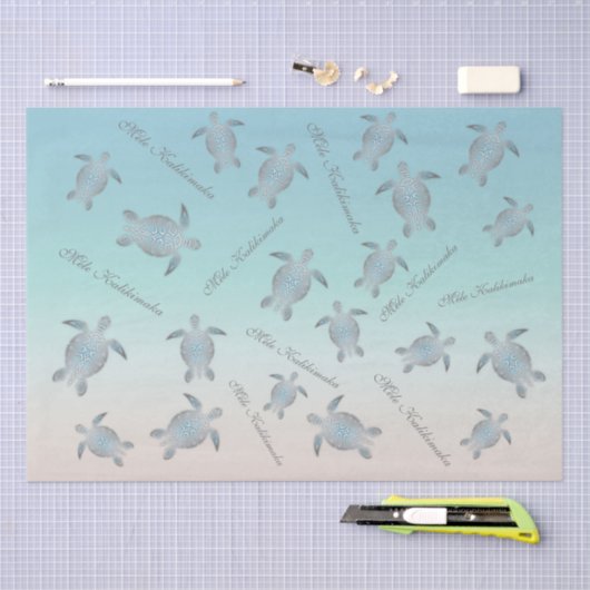 Schildkrötenmuster Seidenpapier (Handwerk)