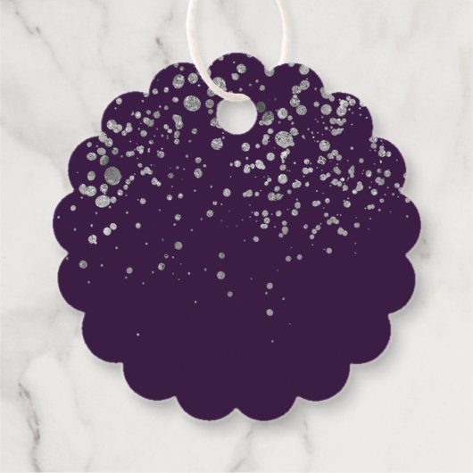 Schildkrötennotiz, Silber Vielen Dank Geschenkanhänger (Rückseite)