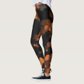 Schildkrötenpanzer Vintage Retro, Schildkrötenmust Leggings (Links)
