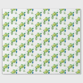 Schildkrötenpapier Geschenkpapier (Flach)