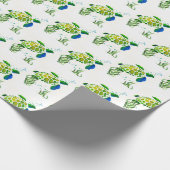 Schildkrötenpapier Geschenkpapier (Ecke)