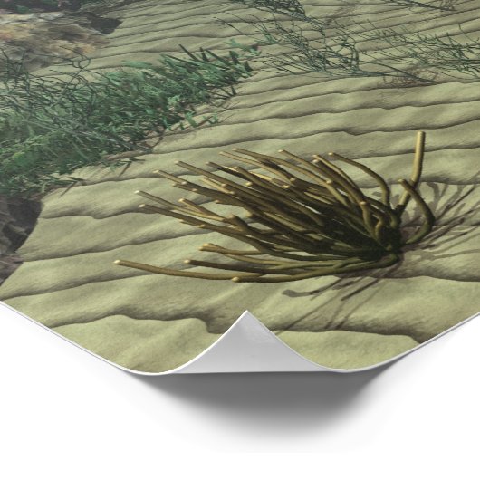 Schildkrötenplakat Poster (Ecke)