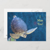 Schildkrötenpost (Fügen Sie Ihren eigenen Text hin Postkarte (Vorne/Hinten)