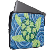 Schildkrötenpunktmalerei Laptopschutzhülle (Vorne Rechts)