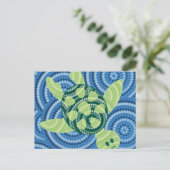Schildkrötenpunktmalerei Postkarte (Stehend Vorderseite)