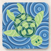 Schildkrötenpunktmalerei Untersetzer (Vorderseite)