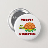 Schildkrötenpuppe Desaster Button (Vorne & Hinten)