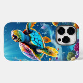 Schildkrötenreise durch einen funkelnden Jelly-Oze Case-Mate iPhone Hülle (Rückseite (Horizontal))
