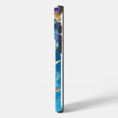 Schildkrötenreise durch einen funkelnden Jelly-Oze Case-Mate iPhone Hülle (Rückseite / Links)