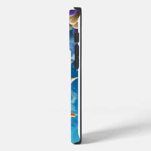 Schildkrötenreise durch einen funkelnden Jelly-Oze Case-Mate iPhone Hülle (Rückseite / Links)