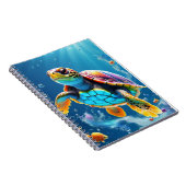 Schildkrötenreise durch einen funkelnden Jelly-Oze Notizblock (Rechte Seite)