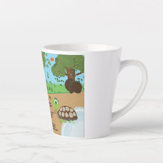 Schildkrötenrennen Tasse (Rechts)