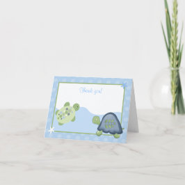 Schildkrötenriff (Light Blue) geklappt Danke Karte