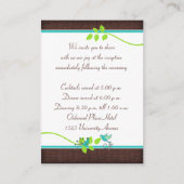 Schildkrötenschutzkarte Begleitkarte (Rückseite)