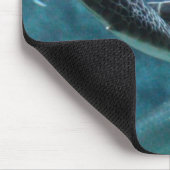 Schildkrötenschwimmmuschel Mousepad (Ecke)
