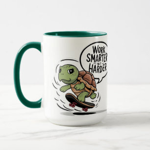 Schildkrötenskateboard Tasse