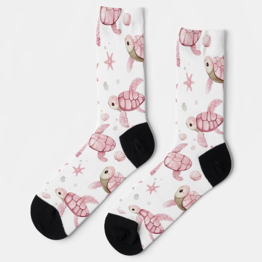 Schildkrötensocken Socken (Linkes Detail)