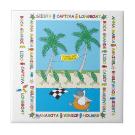 Schildkrötenstrände Fliese