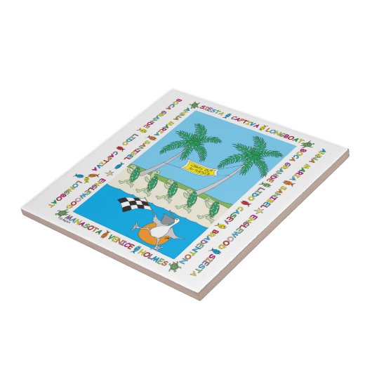 Schildkrötenstrände Fliese (Seite)