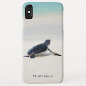 Schildkrötenstrasse Personalisierter Name | Art Case-Mate iPhone Hülle (Rückseite)