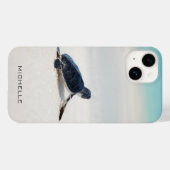 Schildkrötenstrasse Personalisierter Name | Art Case-Mate iPhone Hülle (Rückseite (Horizontal))