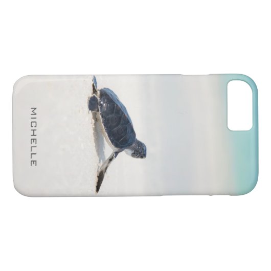 Schildkrötenstrasse Personalisierter Name | Art Case-Mate iPhone Hülle (Rückseite (Horizontal))