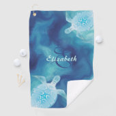 Schildkrötenstrauch Golfhandtuch (Insitu)