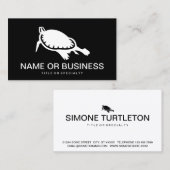 Schildkrötensymbol Visitenkarte (Vorne/Hinten)