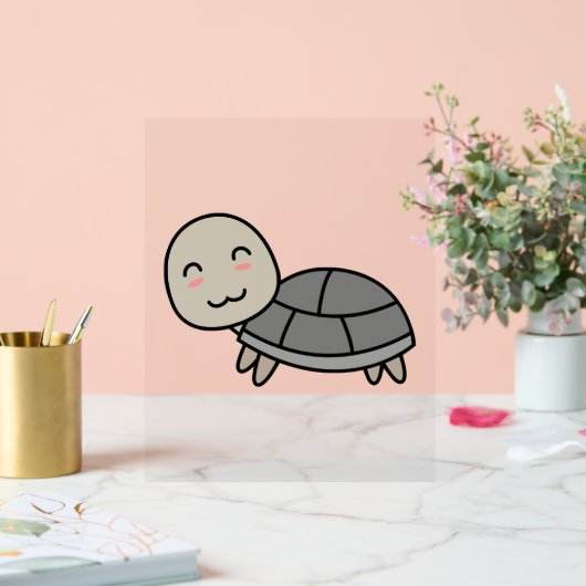 Schildkrötentier Acrylschild (Hochzeit)