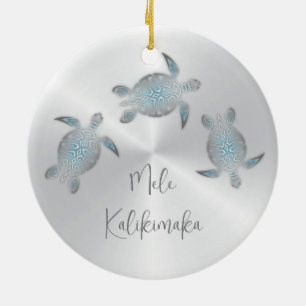 Schildkrötentier Hawaii Keramik Ornament