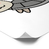 Schildkrötentier Poster (Ecke)