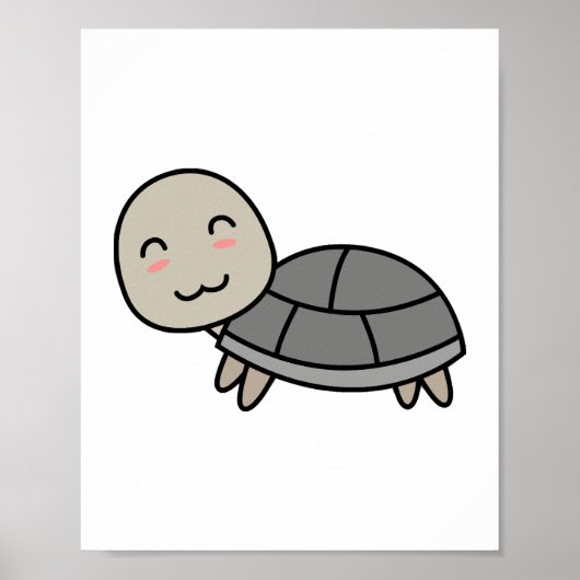 Schildkrötentier Poster (Vorne)