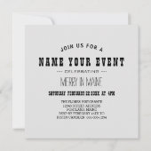 Schildkrötenüberquerung Einladung (Rückseite)