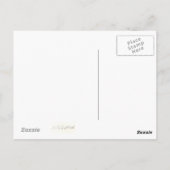 Schildkrötenüberquerung Postkarte (Rückseite)