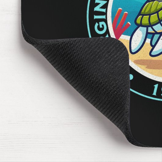 Schildkrötenwandern im Nationalpark der Jungfrauen Mousepad (Ecke)