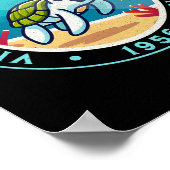 Schildkrötenwandern im Nationalpark der Jungfrauen Poster (Ecke)