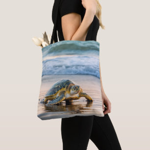 Schildkrötenwanderung auf dem Nassstrand Tasche