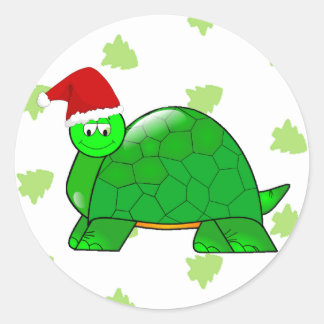 Schildkrötenweihsticker Runder Aufkleber